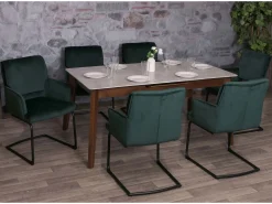 Sillas cantilever MCW-N60 (juego de 6), verde