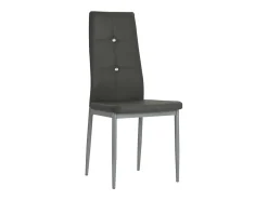 Sillas comedor 6 unidades cuero artificial gris