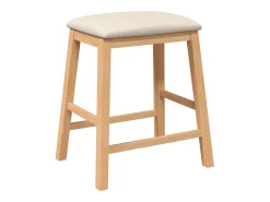 Sillas de bar con cojines 2 piezas madera maciza de caucho
