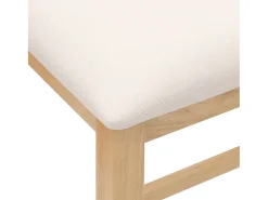 Sillas de bar con cojines 2 piezas madera maciza de caucho