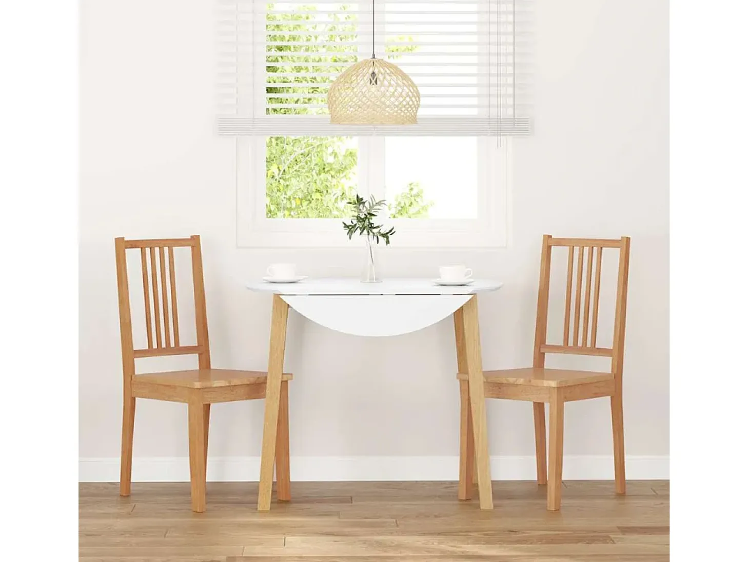 Sillas de comedor 2 unidades madera maciza natural caucho
