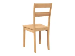 Sillas de comedor 2 unidades madera maciza natural caucho