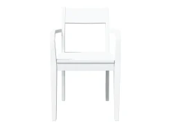 Sillas de comedor 2 piezas madera maciza de caucho blanco