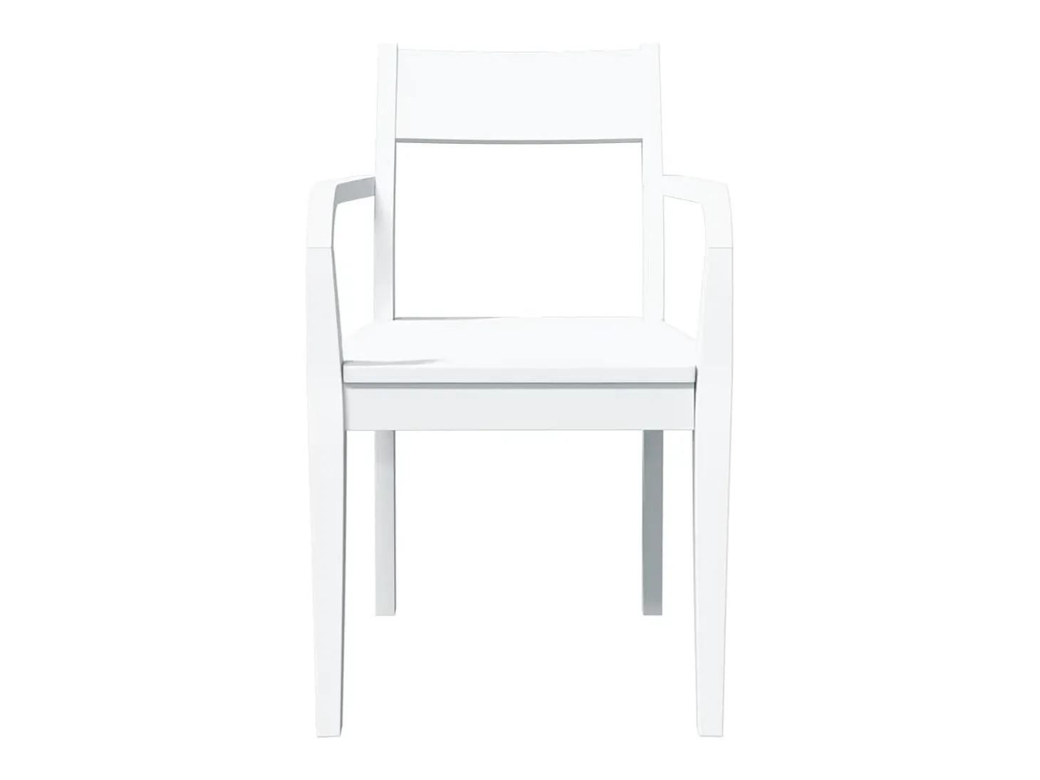 Sillas de comedor 2 piezas madera maciza de caucho blanco