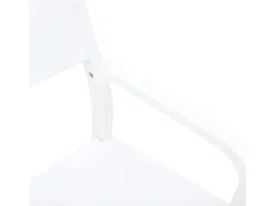 Sillas de comedor 2 piezas madera maciza de caucho blanco