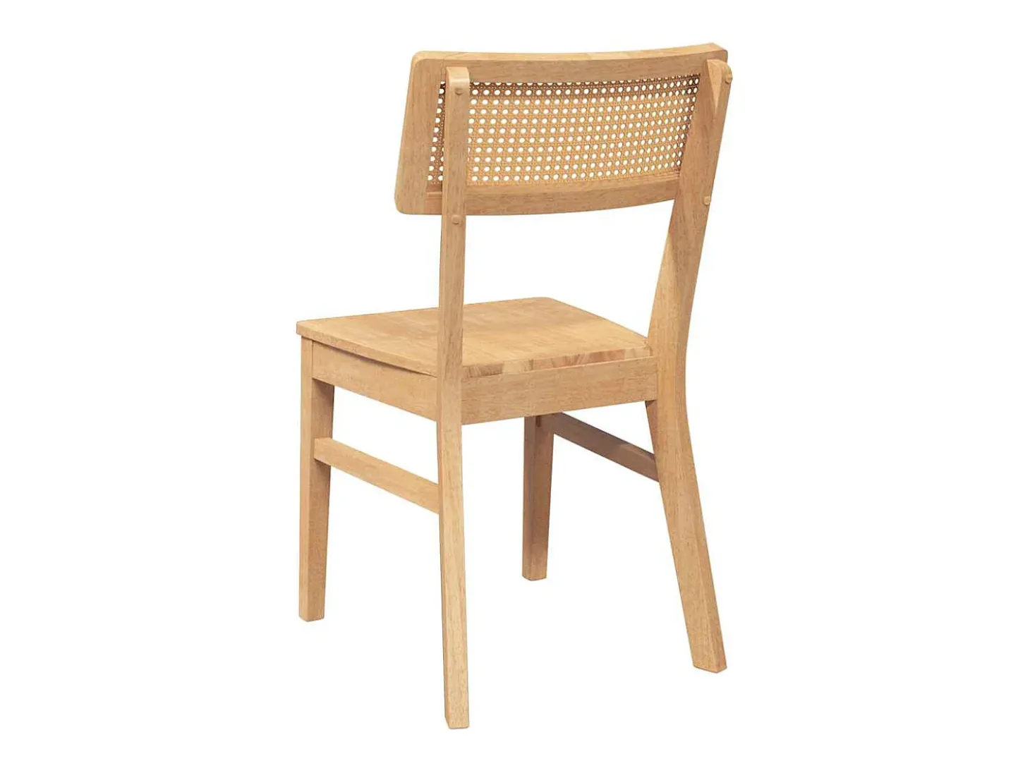 Sillas de comedor 2 piezas madera maciza de caucho