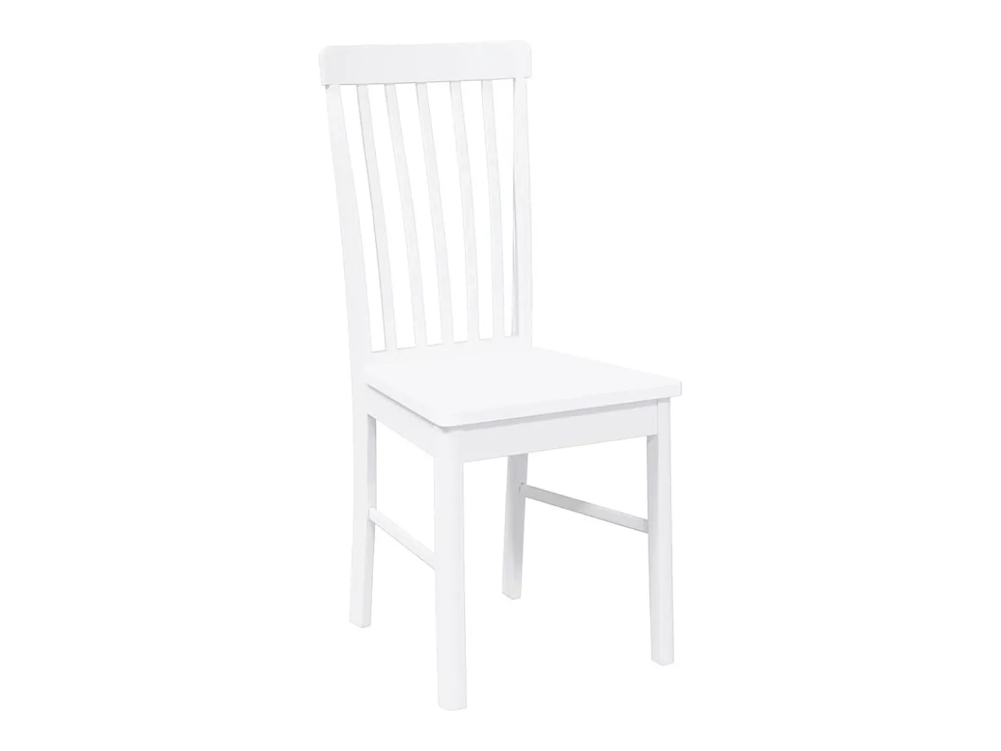 Sillas de comedor 2 piezas madera maciza de caucho blanco