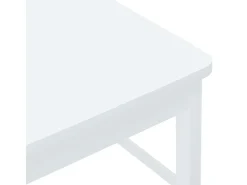 Sillas de comedor 2 piezas madera maciza de caucho blanco