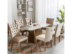 Sillas de comedor (4 piezas), sillones de terciopelo sherpa, reposabrazos, cojín grueso, color verde (52,5 x 48 x 83,7 cm)