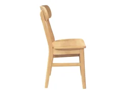 Sillas de comedor 2 piezas madera maciza de caucho