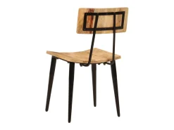 Sillas de comedor 2 uds madera maciza de mango 44x40x80 cm