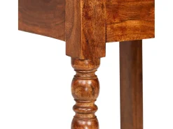 Sillas de comedor 2 uds madera maciza color miel clásico