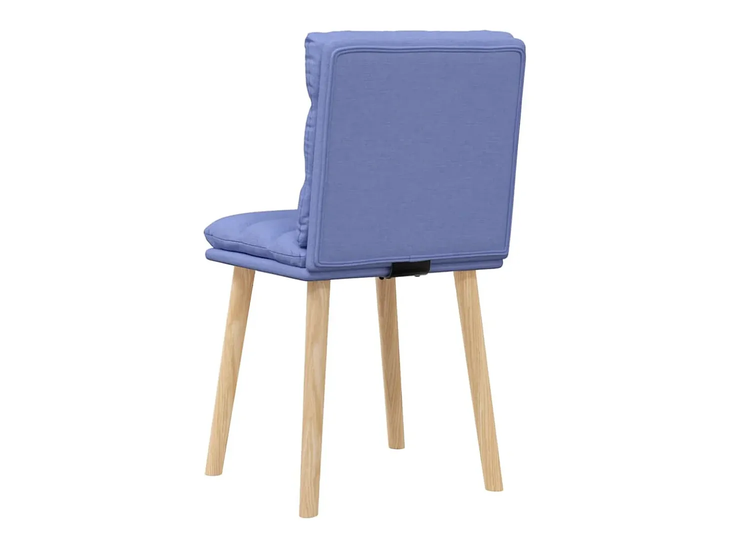 Sillas de comedor 2 uds tela azul jeans