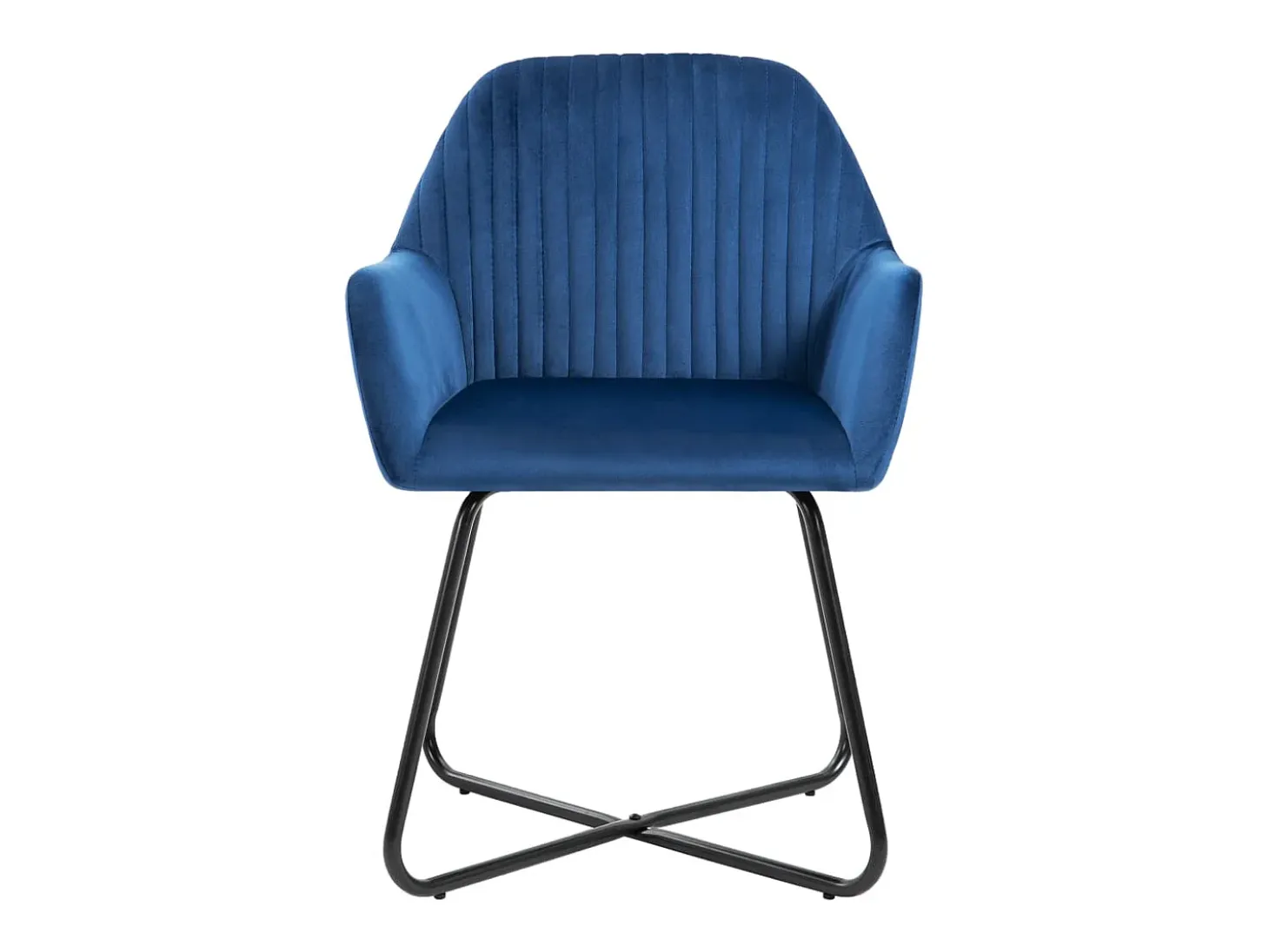Sillas de comedor 6 unidades de terciopelo azul