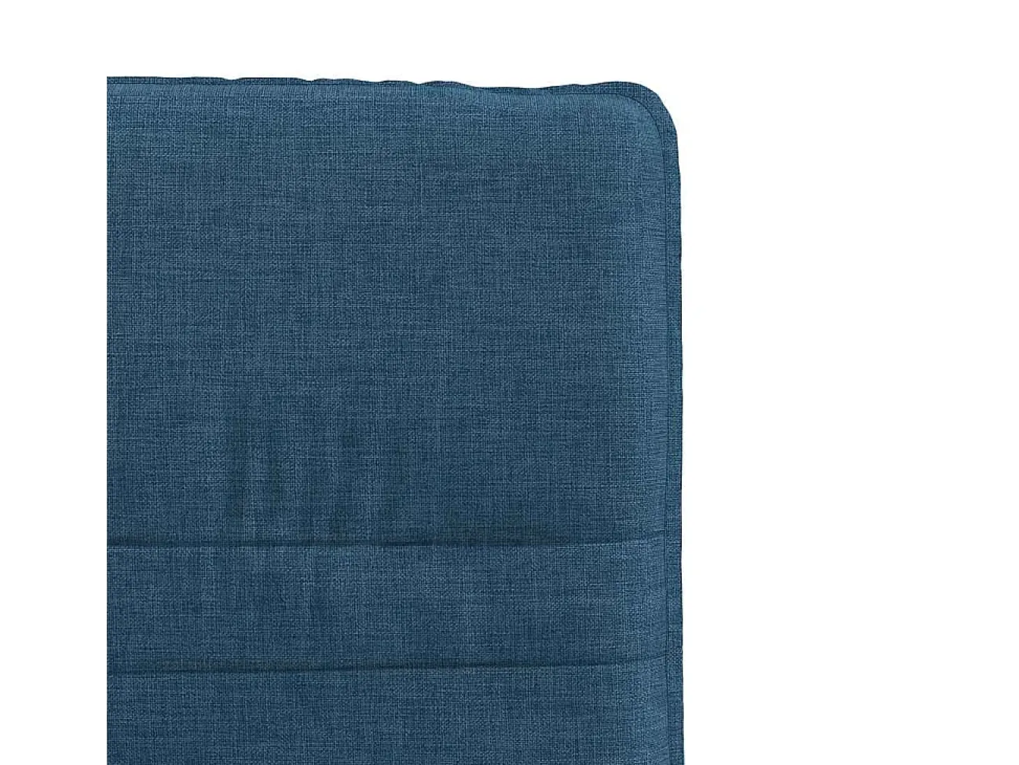 Sillas de comedor 4 unidades tela azul