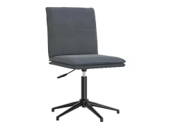 Sillas de comedor 6 unidades terciopelo gris oscuro