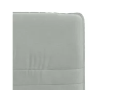 Sillas de comedor 4 unidades terciopelo gris claro