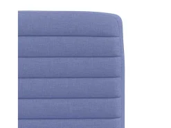 Sillas de comedor 6 unidades tela azul jeans