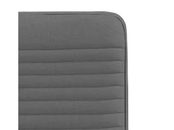 Sillas de comedor 2 unidades tela gris oscuro