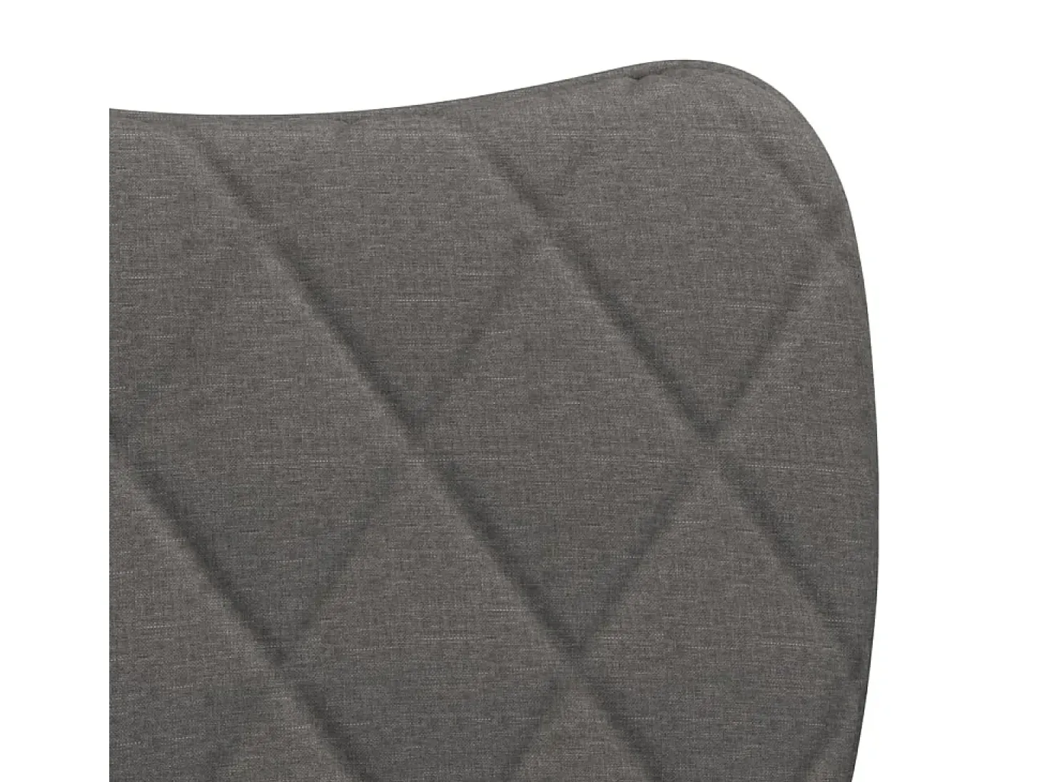 Sillas de comedor 2 unidades tela gris oscuro