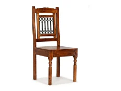 Sillas de comedor 4 unidades madera maciza acabado sheesham clásica