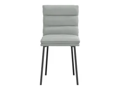 Sillas de comedor 4 unidades terciopelo gris claro