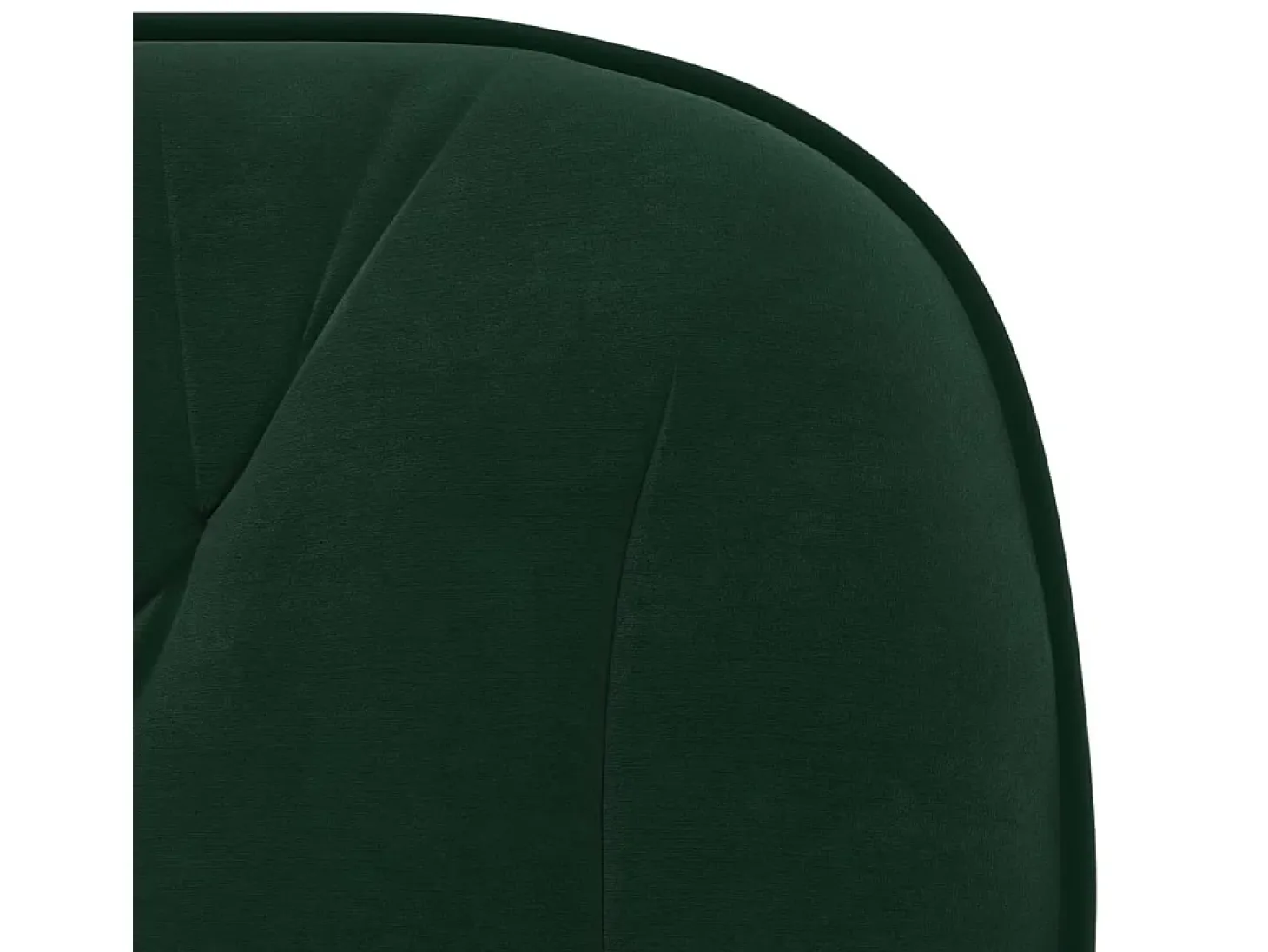 Sillas de comedor 2 unidades terciopelo verde oscuro