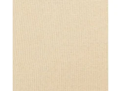 Sillas de comedor 2 unidades tela color crema