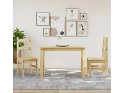 Sillas de comedor 2 unidades madera maciza de pino 40x46x99 cm