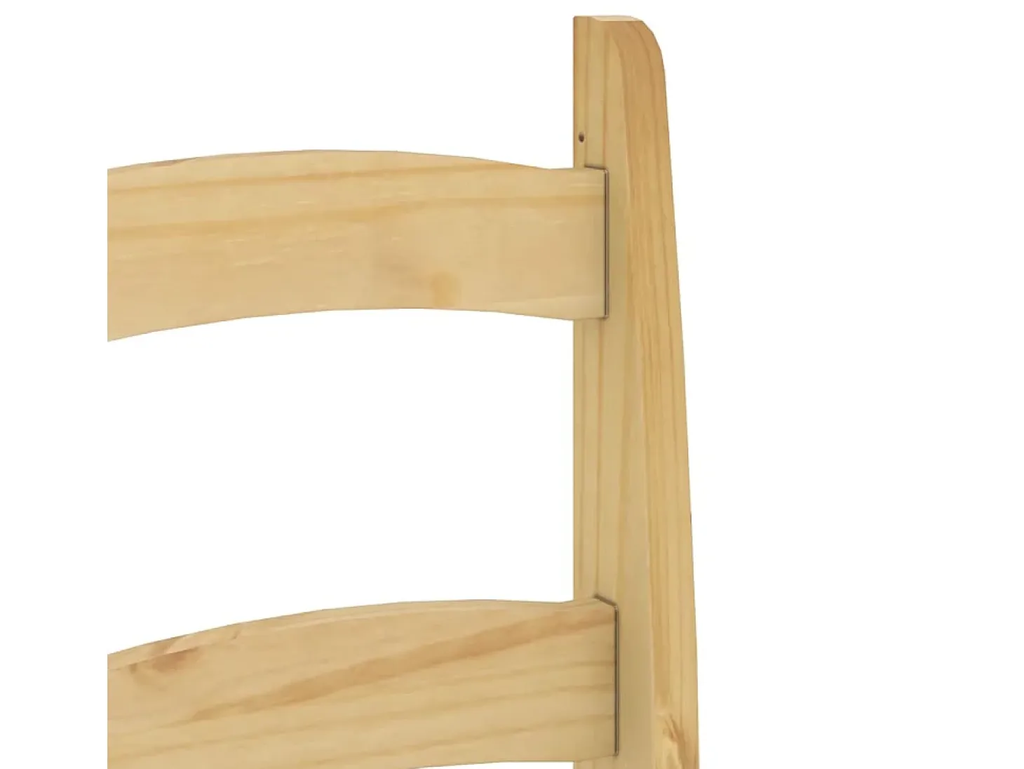 Sillas de comedor 2 unidades madera maciza de pino 40x46x99 cm
