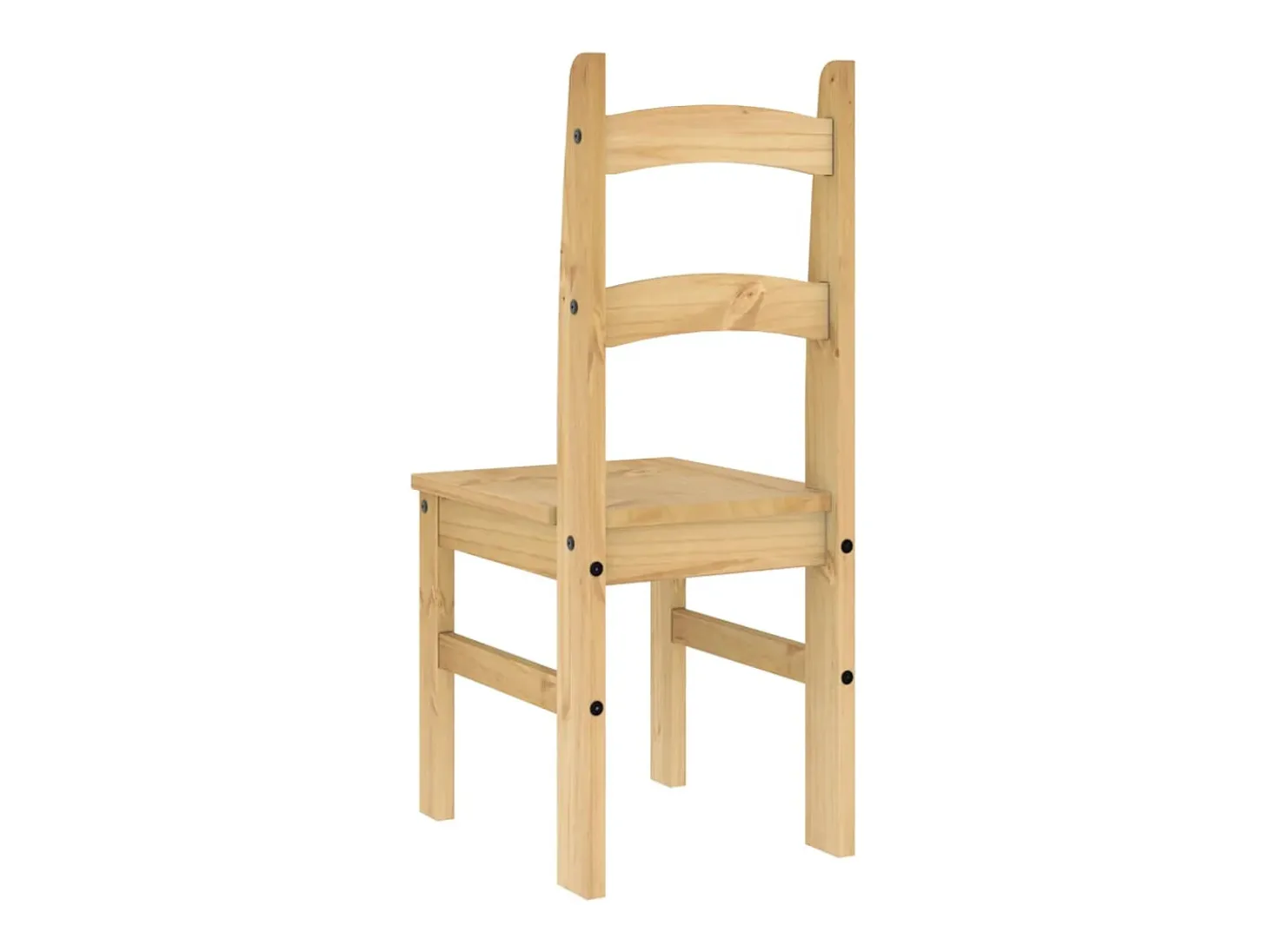 Sillas de comedor 2 unidades madera maciza de pino 40x46x99 cm