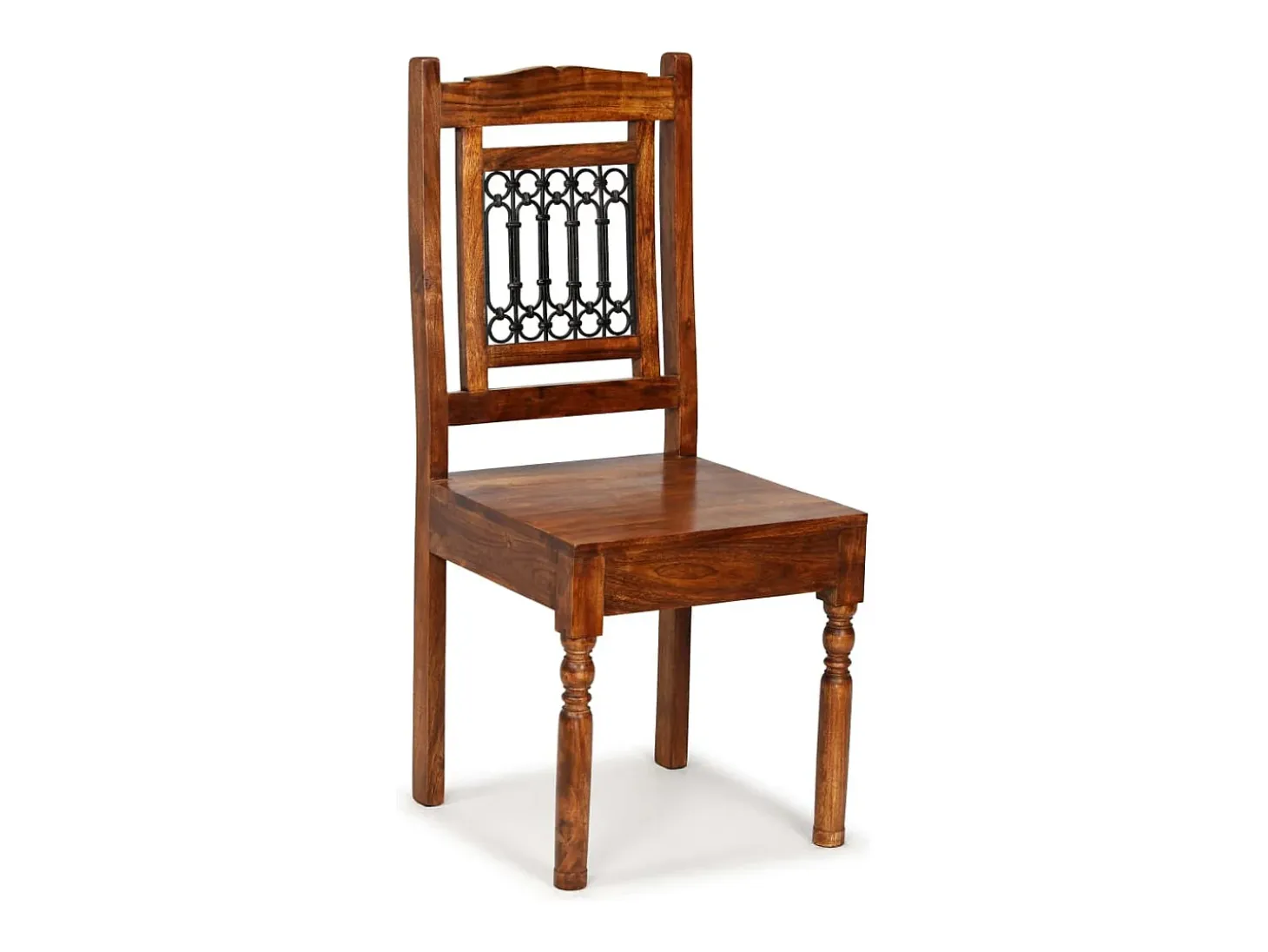 Sillas de comedor 4 unidades madera maciza clásica