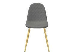 Sillas de comedor 6 unidades de terciopelo gris claro