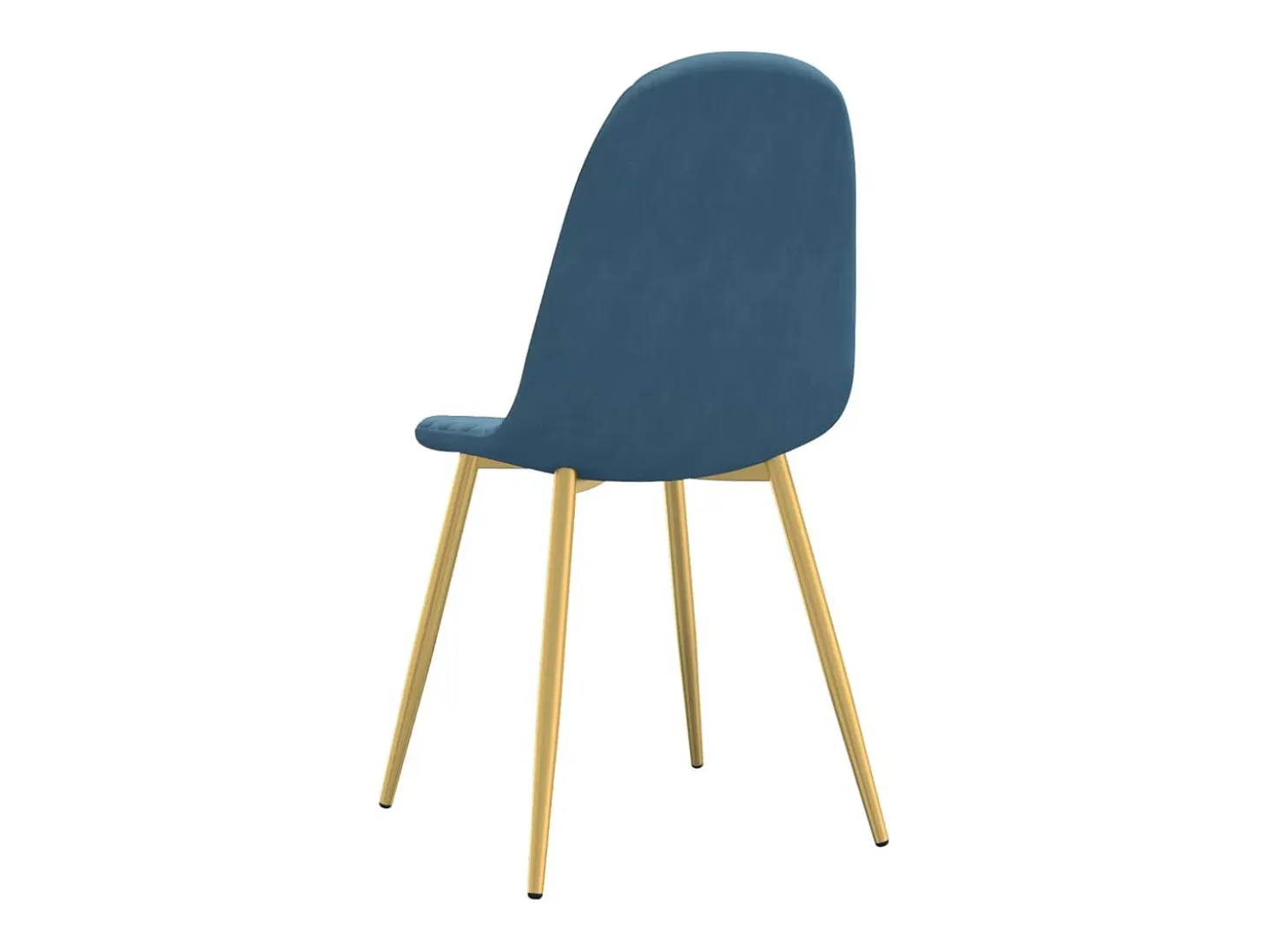 Sillas de comedor 6 unidades terciopelo azul