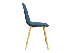 Sillas de comedor 6 unidades terciopelo azul