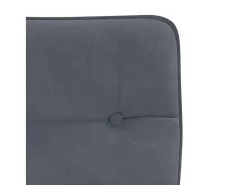 Sillas de comedor 4 unidades terciopelo gris oscuro