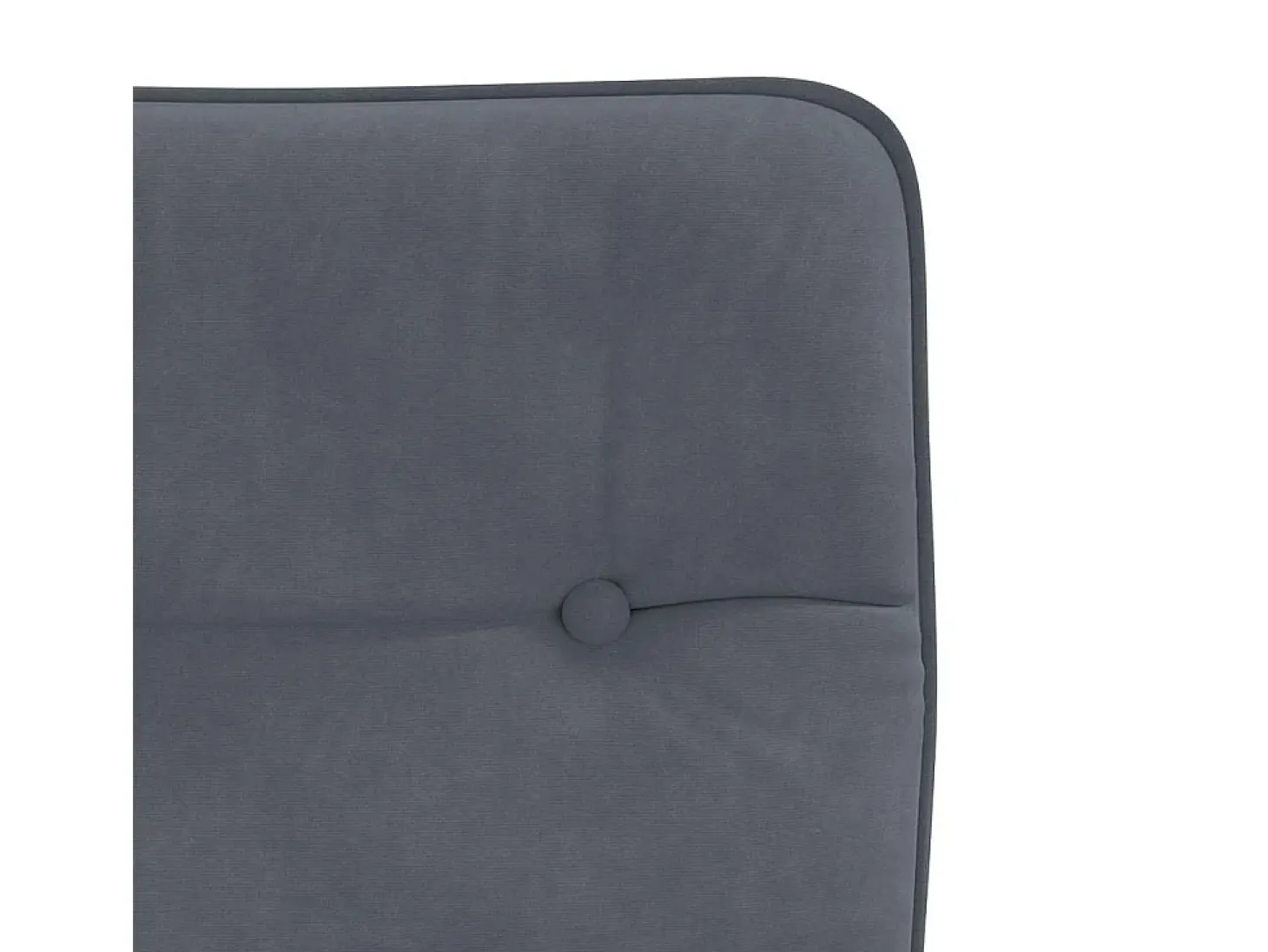 Sillas de comedor 4 unidades terciopelo gris oscuro