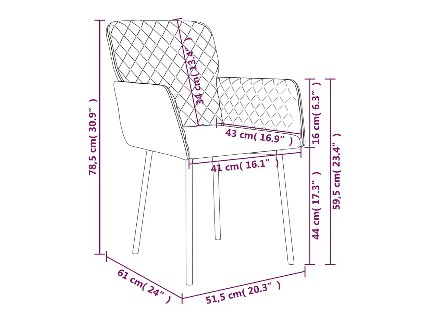 Sillas de comedor 2 unidades terciopelo negro