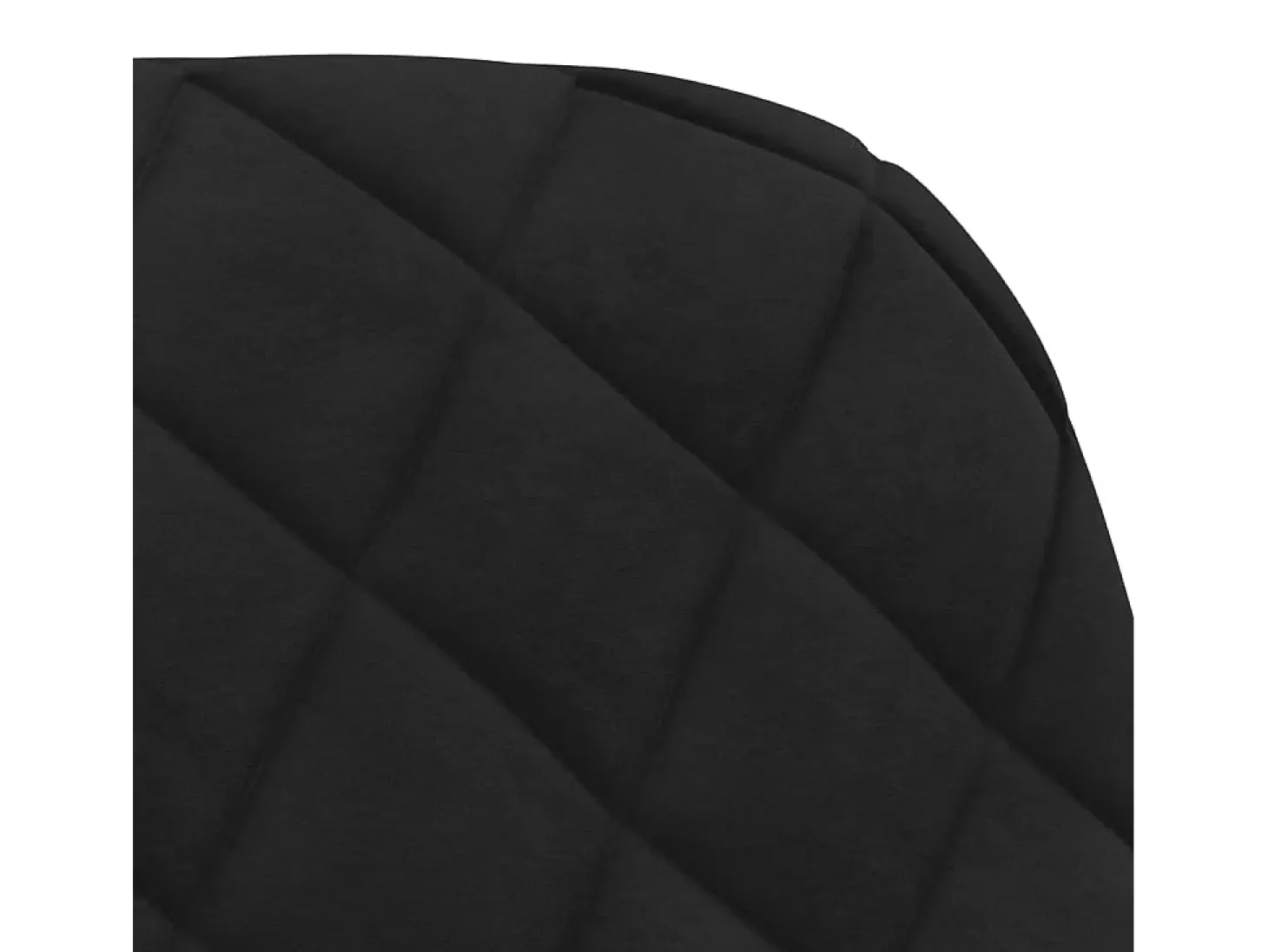 Sillas de comedor 2 unidades terciopelo negro