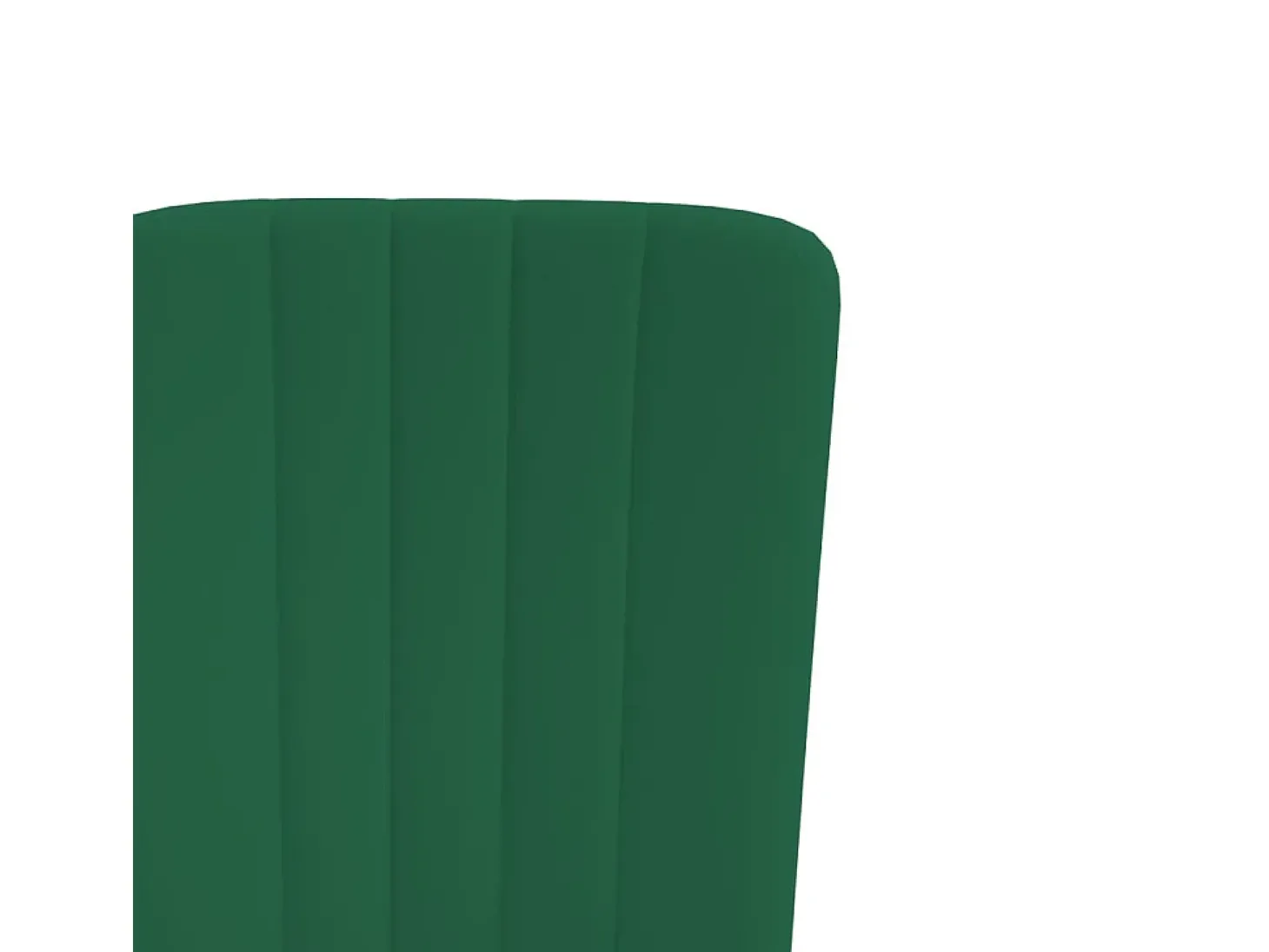 Sillas de comedor 4 unidades terciopelo verde oscuro