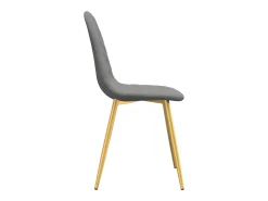 Sillas de comedor 2 unidades de terciopelo gris claro