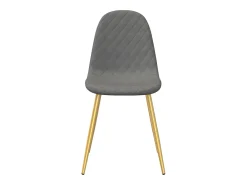Sillas de comedor 2 unidades de terciopelo gris claro