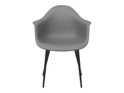 Sillas de comedor 6 unidades gris PP