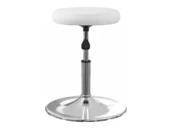 Sillas de comedor 6 unidades cuero sintético blanco