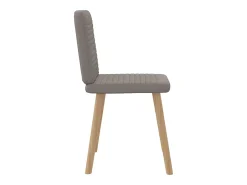 Sillas de comedor 4 unidades tela taupe