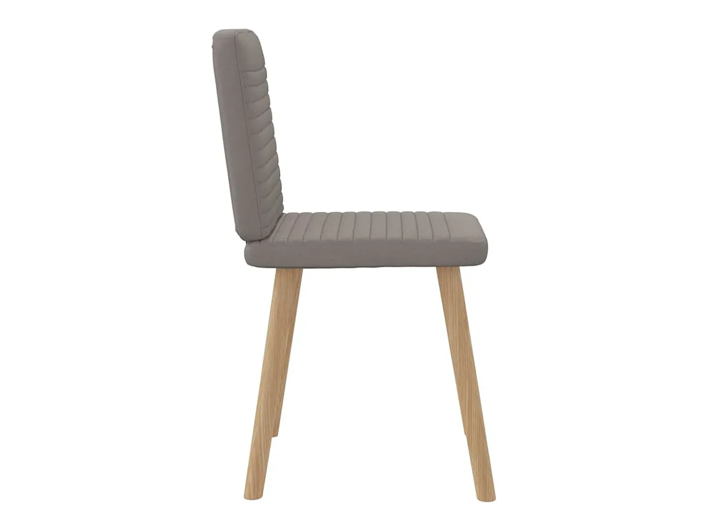 Sillas de comedor 4 unidades tela taupe