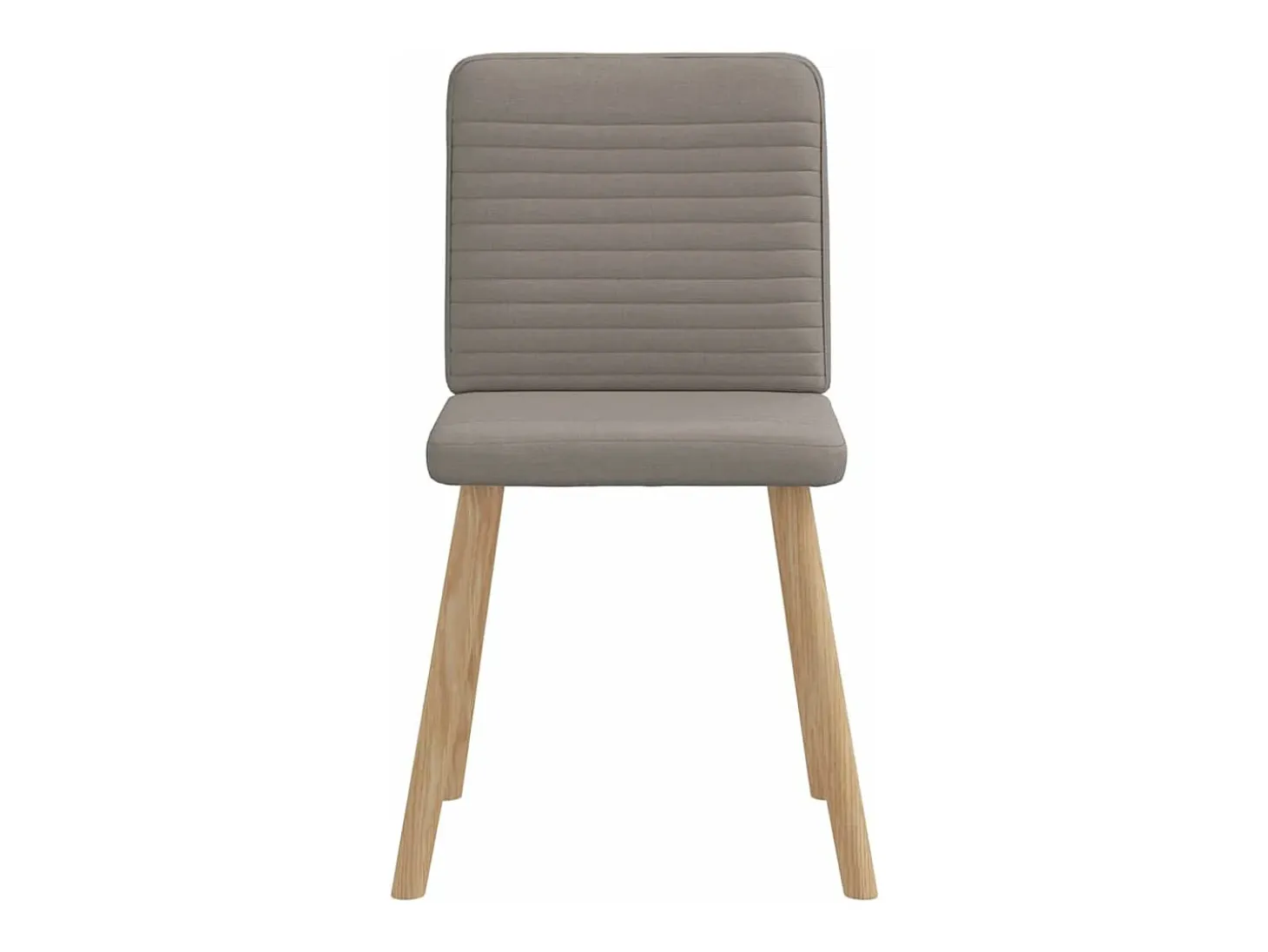 Sillas de comedor 4 unidades tela taupe