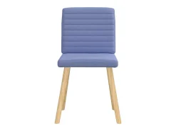 Sillas de comedor 2 unidades tela azul jeans