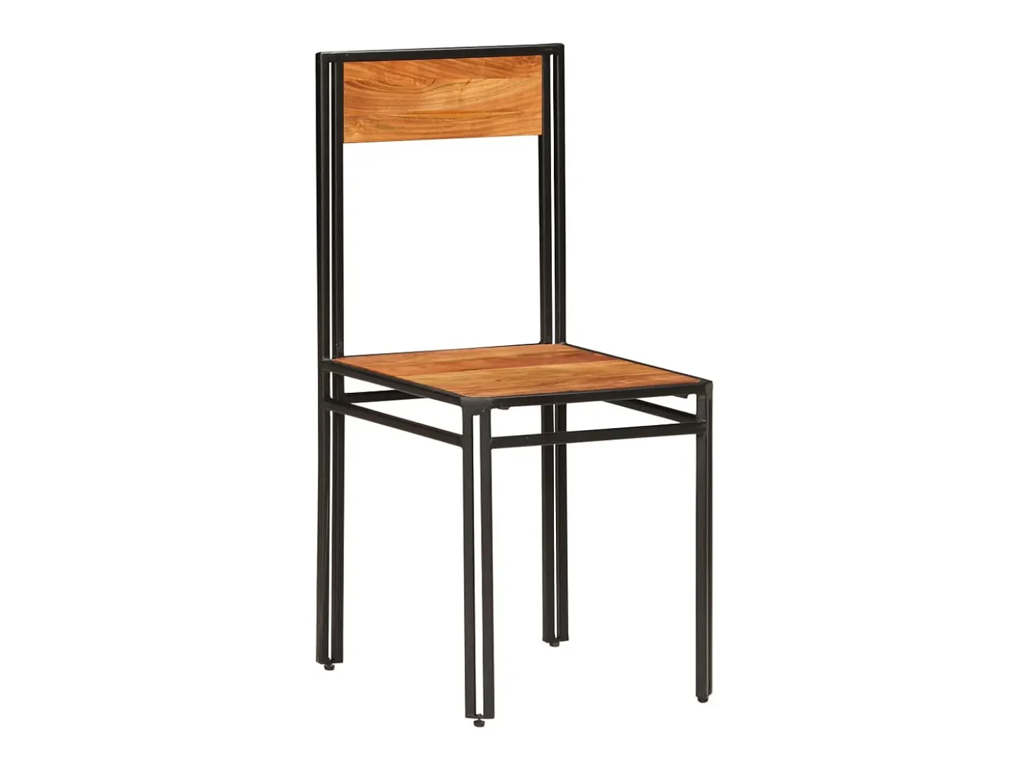 Sillas de comedor 2 unidades madera maciza de acacia