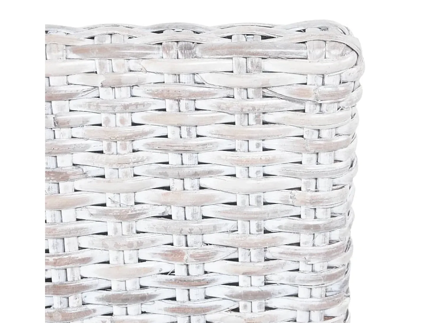 Sillas de comedor 6 unidades ratán Kubu y madera mango marrón